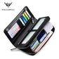 WilliamPOLO Wallet Men&#39;s Long Leather Anti-theft Swipe Bag Large Capacity Multifunctional Card Holder Wallet Simple Hand Bag
