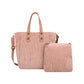 Corduroy Crossbody Bags Summer Lady Composite Set Simple Solid Color Handbags Female Simple Totes for Women Trend