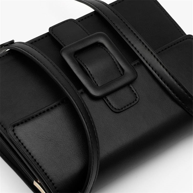 Brand Design Luxury Handbags Women Solid Color Crossbody Bags Shoulder Bag Large Capacity Black Tote Bag Two Shoulder Straps