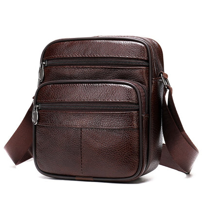 New Messenger Bag Men&#39;s Genuine Leather Shoulder Bag Male Casual Cow Leather Small Flap Man Crossbody Bags For Men Handbags