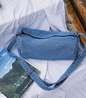 Shoulder Bags Women Vintage Denim Cross-body Adjusted Strap Zipper Leisure All-match Students Daily Brief Stylish Handbags Chic