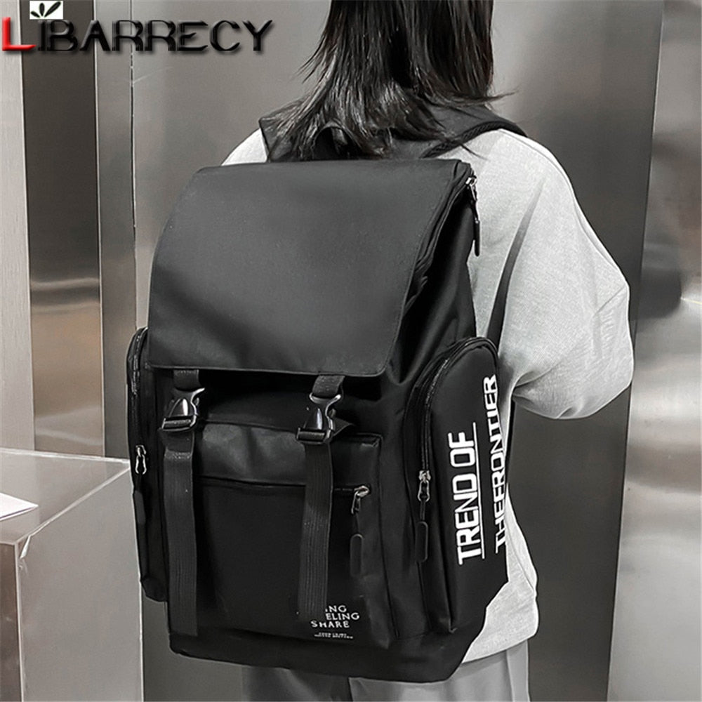 Large-capacity Design Ladies Backpack Panelled Designer High-quality Canvas Women School Backpack Luxury Youth Travel Bookbag