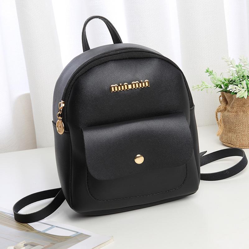 wholesale Women&#39;s backpack kawaii Small Backpack Letter Purse Mobile Phone Simple Ladies Travel Bag Student  Backpacks Girl