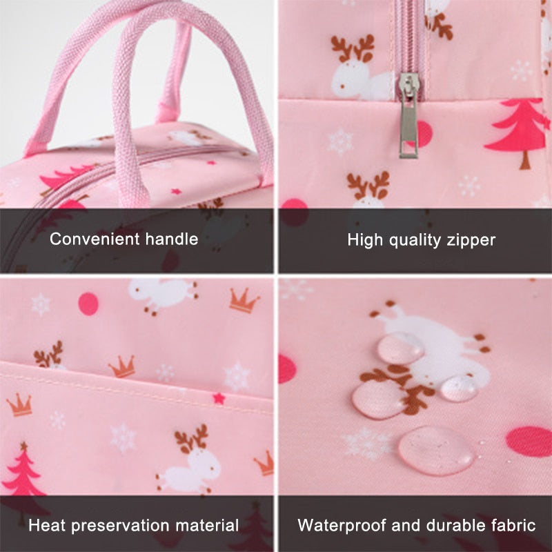 Insulated lunch bag For Women Kids Cooler Bag Thermal bag  Portable Lunch Box Ice Pack Tote Food Picnic Bags Lunch Bags for Work