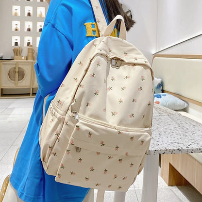 Women College Student Backpack Double Shoulder Large Capacity Travel Laptop Rucksack Book Schoolbag For Teenage Girl New