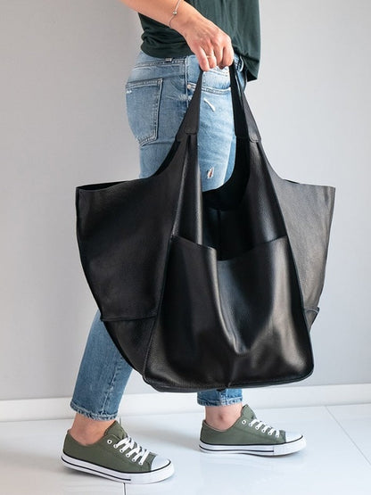 Travel Handbags For Women Big Capacity Design Shoulder Bags Female Solid Casual Totes Bag Ladies High Quality Leather Purse