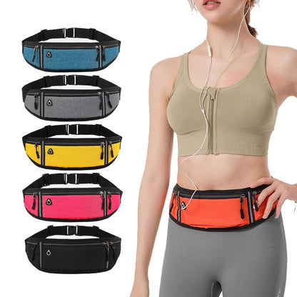 Running Pouch Belt Waist Pack Bag Workout Gym Fanny Pack Women Jogging Pocket Travelling Money Cell Phone Holder for Camping