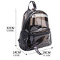 CPDD Women Girls Transparent PVC Backpack Fashion Travel Daypack College Travel School Rucksack