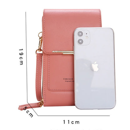 Women Bags Soft Leather Wallets Touch Screen Cell Phone Purse Crossbody Shoulder Strap Handbag for Female Cheap Women&#39;s Bags