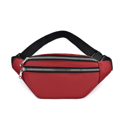 Geestock Fanny Pack for Women Nylon Waist Bags Casual Crossbody Chest Bags Unisex Hip Bum Bag Travel Belt Bag Sport Purse Pocket