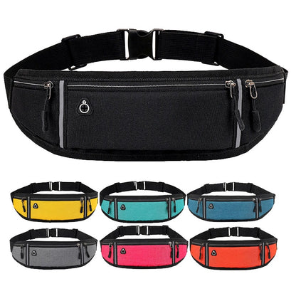 Running Pouch Belt Waist Pack Bag Workout Gym Fanny Pack Women Jogging Pocket Travelling Money Cell Phone Holder for Camping