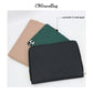 Monogrammed Saffiano Microfiber Leather Sleeve for IPAD Protective Bag for 11&quot; PAD Men Travel Pouch for Mini Laptop