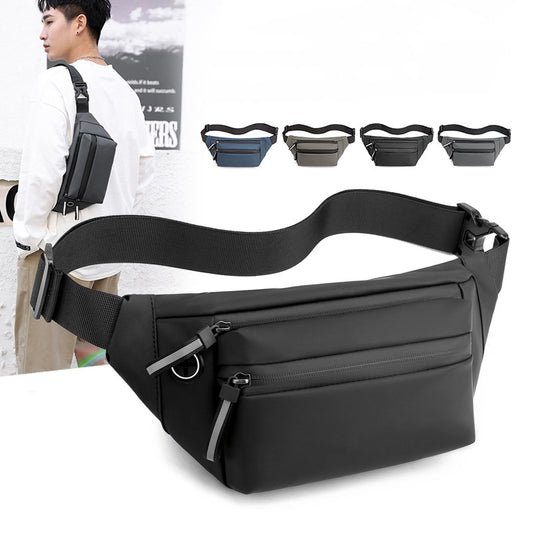 Men Waterproof Belt Bag Fashion Chest Pack Male Waterproof Waist Bag Outdoor Sports Fanny Pack Men&#39;s Travel Shoulder Bags
