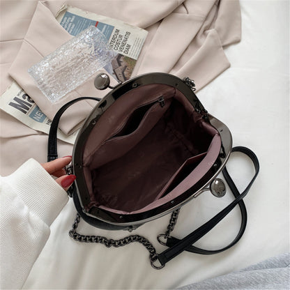 Fashion Chain Design Ladies Shoulder Bag High Quality PU Leather Women Messenger Bags Solid Color Designer Women&#39;s Wallet Bolsos