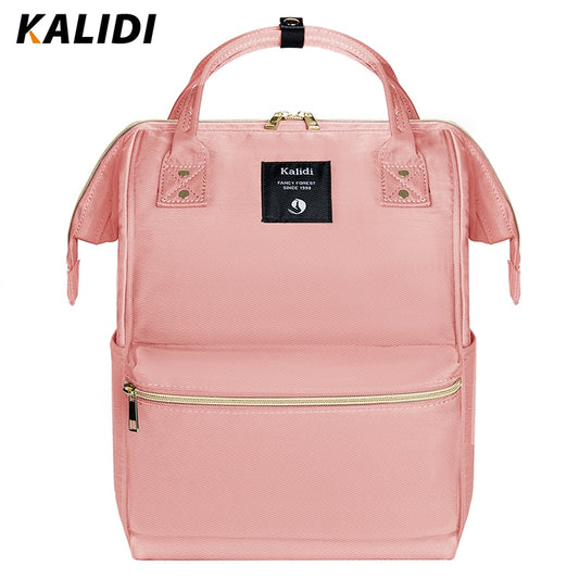 KALIDI Fashion Backpack Women Diaper Bag Mummy Maternity Nappy Bag Large Capacity Travel Backpack Designer Multi-Pocket Backpack