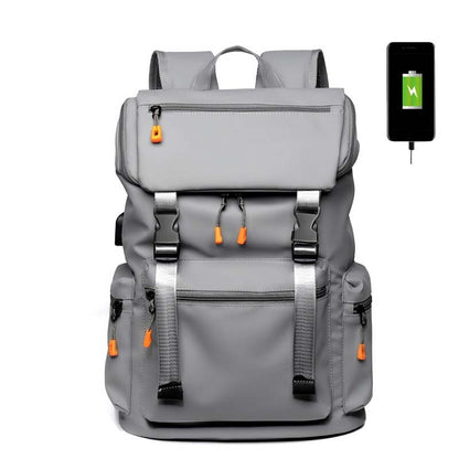 New Fashion Men Backpack Multifunctional Waterproof Backpacks 15.6 Inch Laptop Bag Man USB Charging Travel Bag Large Capacity