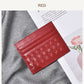 100% Leather Credit Card Men&#39;s Ultra-Thin Brand Business Card Multiple Card Slots Anti-Degaussing Simple fashion Women Card bag