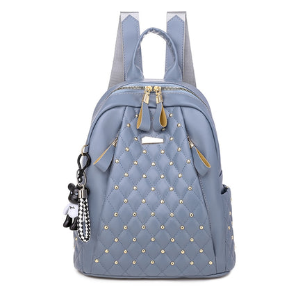 Vintage women backpack high quality leather backpack lady travel backpack shoulder bags school bags back pack mochila feminina