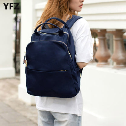 YFZ  Women Backpack  Nylon Shoulder Bag Casual Lightweight Medium Backpacks Rucksack Daypack for Women Girl