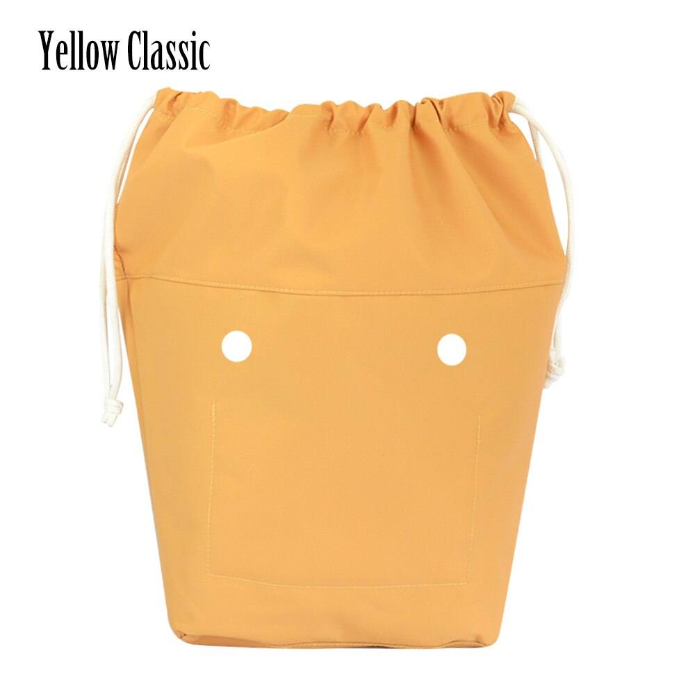 New Large Capacity Insert Inner bag for Big Mini Obag Classic Mini Drawstring Colorful Inner Microfiber Fabric for O Bag