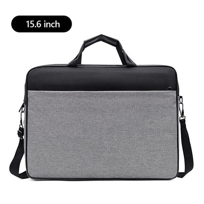 Waterproof Men Women Briefcase 15.6 17 inch Laptop Bag A4 Documents Pouch Phone Handbag Office Business Travel Organizer X89C