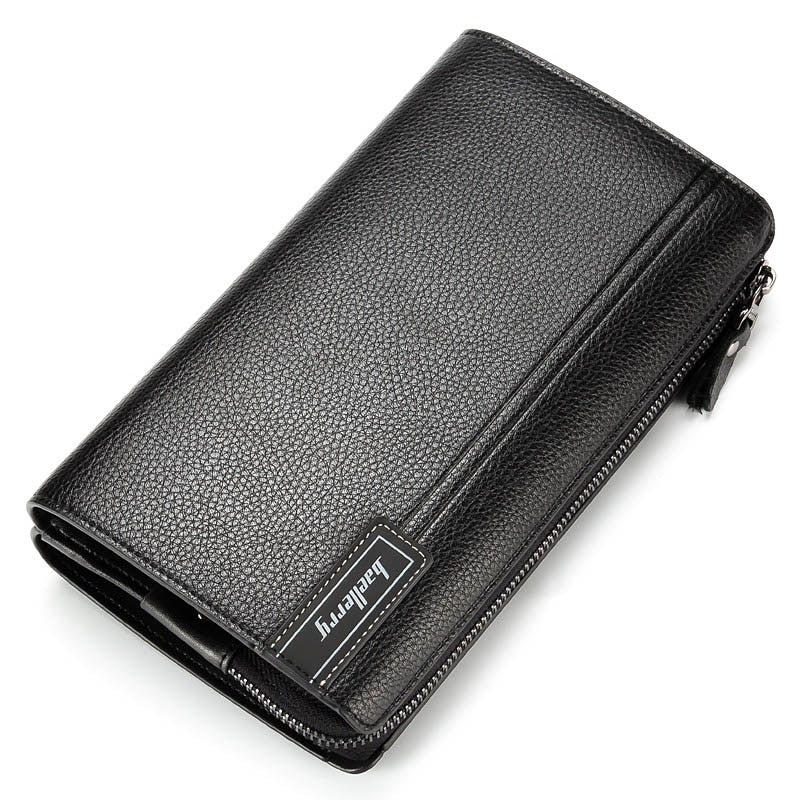 Baellerry Men Clutch Bag Large Capacity Men Wallets Cell Phone Pocket Passcard Pocket High Quality Multifunction Wallet For Men
