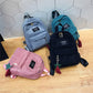 Fashion Woman Mini Simple Corduroy Backpacks Campus Style Knapsack Capacity Double Shoulder Bag School Corduroy Backpack