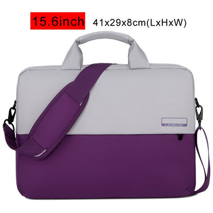 13 14 16 inch Laptop Handbag Men&#39;s Large Capacity Briefcase Business Office Documents Bag Notebook Bags Long Strap Handbag XA83C