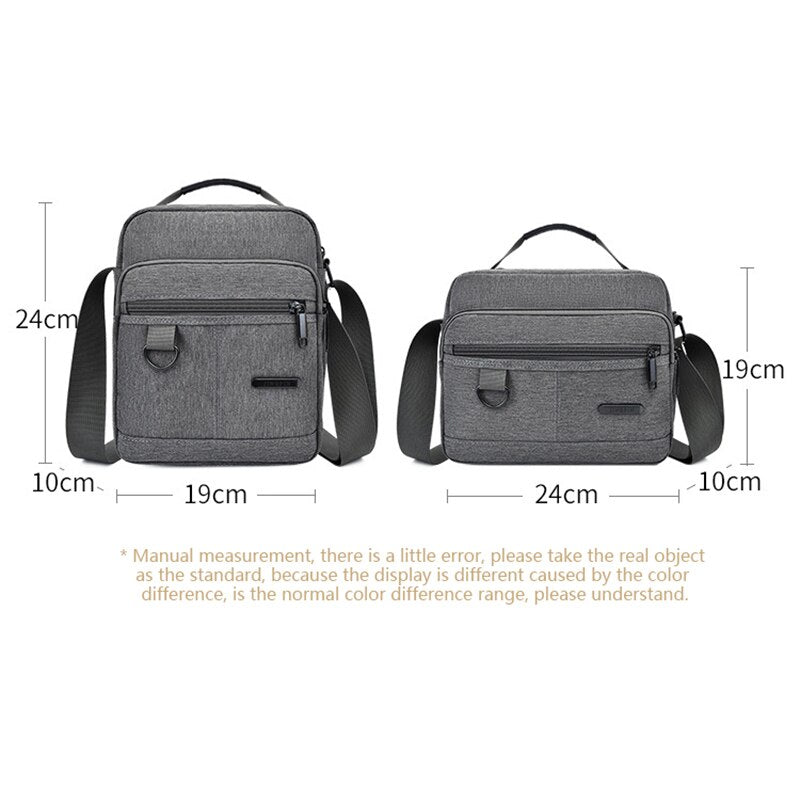 Korean Version of Oxford Cloth Men&#39;s Shoulder Bag Fashion Tide Waterproof Wear-resistant Messenger Bag Leisure Sports Handbag
