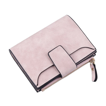 Leather Women Wallet Hasp Small and Slim Coin Pocket Purse Women Wallets Cards Holders Luxury Brand Wallets Designer Purse ארנק