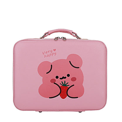 Cosmetic Bag Women Large Capacity Multifunction Makeup Bag Cartoon Dog Bear Cute Travel Wash Beauty Bag Storage Case Girl WY34