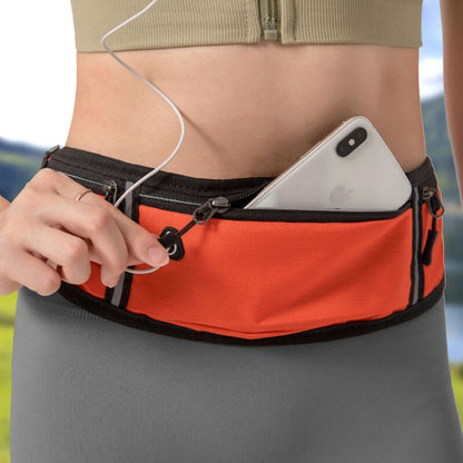 Running Pouch Belt Waist Pack Bag Workout Gym Fanny Pack Women Jogging Pocket Travelling Money Cell Phone Holder for Camping