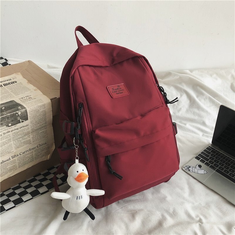 Casual Women&#39;s Backpacks Kawaii Men&#39;s Backpack Nylon Waterproof School Bags For Teenager Girls Shoulder Bags Mochilas Rucksacks