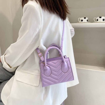 Stylish Female Embroidery PU Leather Messenger Bag Ladies Shoulder Bags Small Flap Zipper Mini Top-Handbag for Women Travel