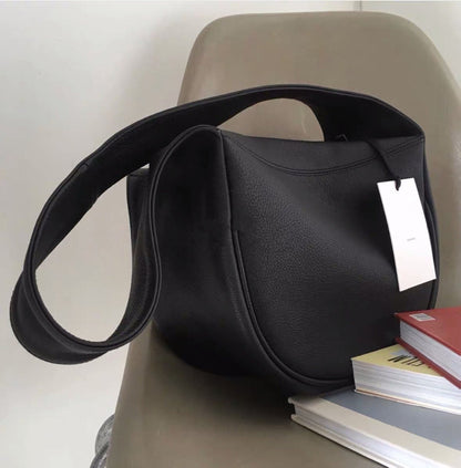 Women Fashion Casual Hobo Bags Black Shoulder Crossbody Bag Female Large Capacity Handbag Woman Wide Strap Underarm Bag New