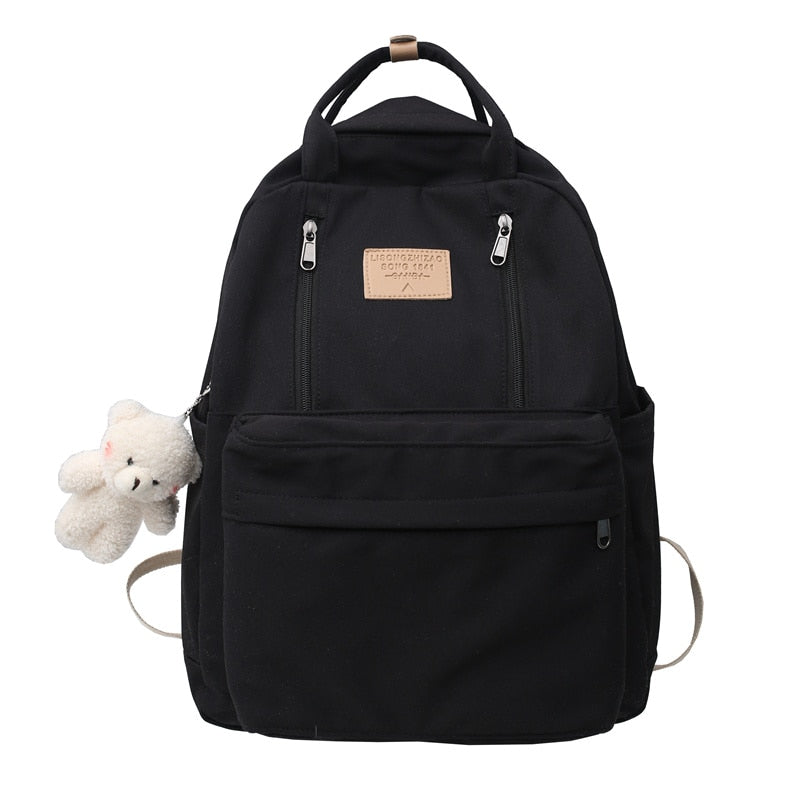 Women Backpack Nylon Waterproof Backpacks for Teenage Girls High School Preppy Female School Bag Backpack Travel