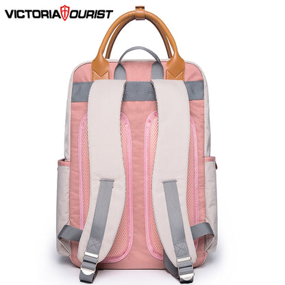 Victoriatourist Backpack women fashion backpack Multi-layer space versatile for travel leisure work school 15.6” laptop suitable