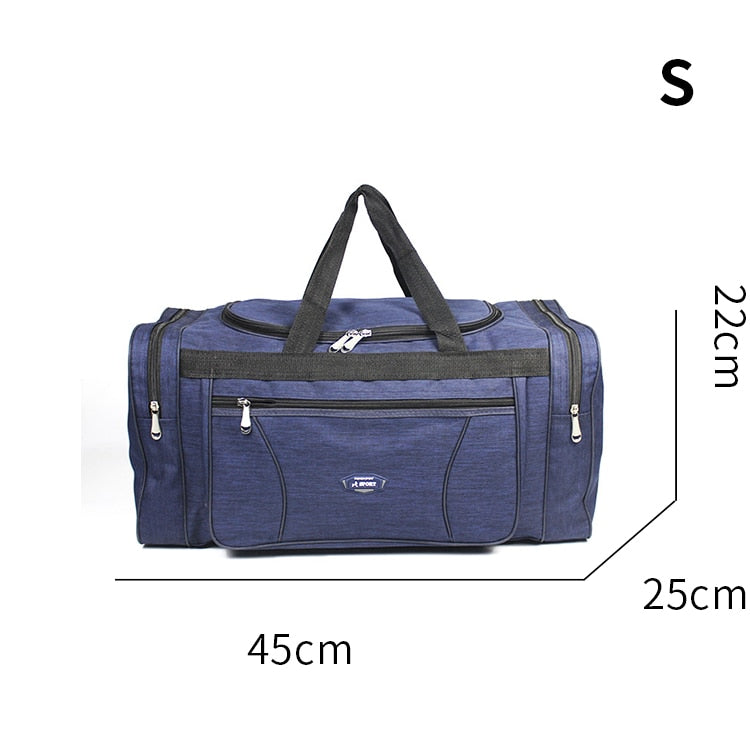 Oxford Waterproof Men Travel Bags Hand Luggage Big Travel Bag Business Large Capacity Weekend Duffle Travel Bag