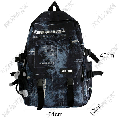 Ladies Trendy Men Backpack Laptop Book Boy School Bag Female Nylon Fashion Women Backpacks Cool Student Male Bags College Travel