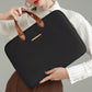 Fashionable Lightweight PU Leather Handle Computer Bag Business 14 Inch Waterproof Laptop Bag For Women