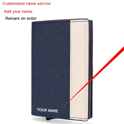 RFID  Top Pu Leather Wallet  Multifunction Magnet Wallet  Men &amp; Women Credit Card Holder with Note Compartment &amp; Coin Pocket