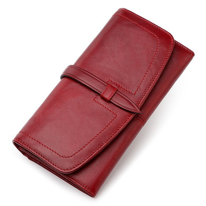 KAVIS Women Wallets Black Fashion Brand Leather Purse Ladies Card Bag For Girls New Clutch Women Female Purse Money Walet Long