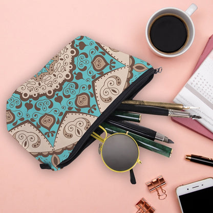 FUDEAM Polyester Mandala Pattern Portable Women Travel Storage Bag Toiletries Organize Cosmetic Bag Waterproof Female MakeUp Bag