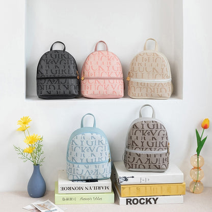 Bags Women&#39;s New Printed Small Backpack Trend Fashion Ladies Backpack Mobile Phone Coin Purse Wholesale Foreign Trade