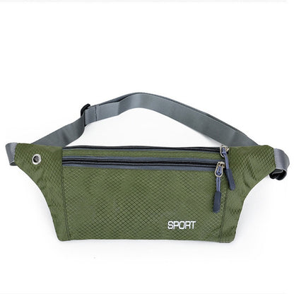 Colorful Waist Bag Waterproof Waist Bum Bag Running Jogging Belt Pouch Zip Fanny Pack Sport Runner Crossbody Bags Men And Women