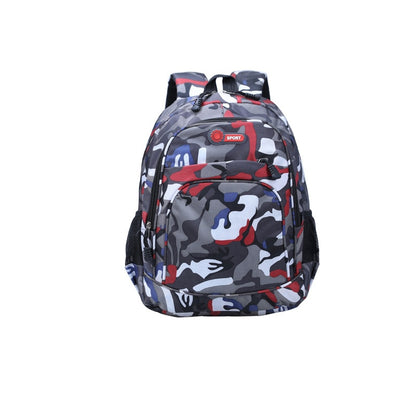 Waterproof Travel Backpacks for Men Polyester Large Capacity 15.6 Laptop Fashion Rucksack Zipper Bag Girls and Boys School Bags