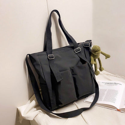 Female Bag Shoppers Simple Fashion Zipper Handbags Shoulder Waterproof Large Capacity Tote Bags Women&#39;s Brand Crossbody