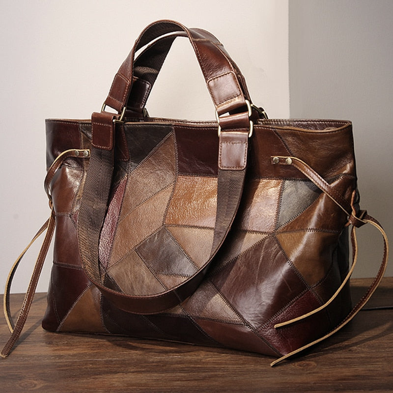 Cobbler Legend Women Large Bag Retro Fashion Shoulder Bag Women&#39;s Luxury Handbag Bag Designer New Leather Handbag
