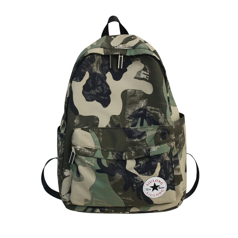 Weysfor Camouflage Color Backpack For Men Women Waterproof Multi Pocket Travel Backpacks Large Capacity School Bag For Teenage