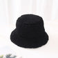 Winter Women Hats Teddy Velvet Warm Ear Protector Fisherman Hat Accessories vintage Lamb Velvet Cap Lovely Plush bucket hat